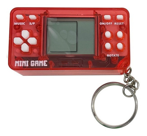 Mini Game Chaveiro Brickgame Vermelho Dm Toys Dmt6205